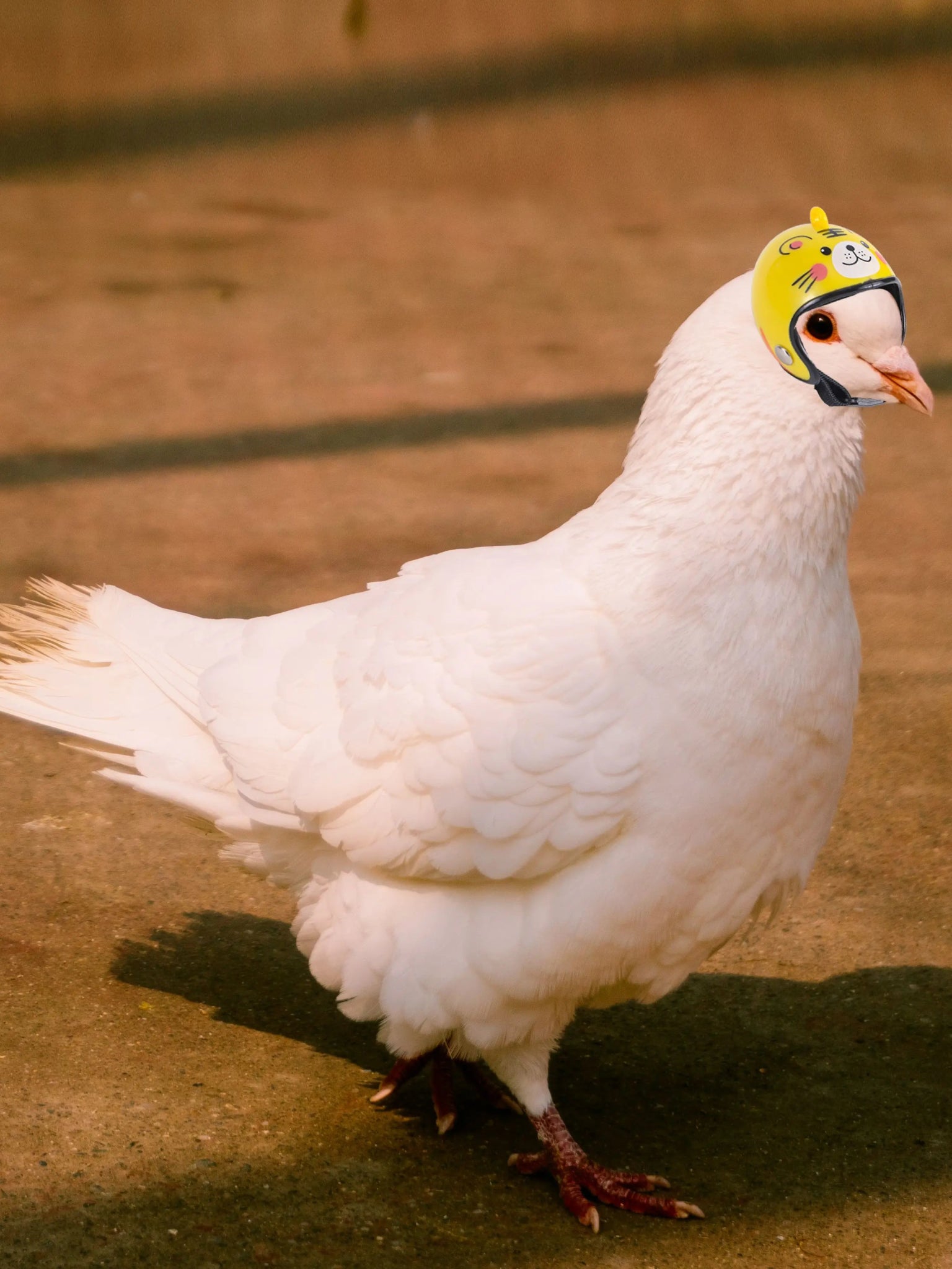 Wholesale Bulk Pigeon Helmet Parrot Hat Bird Pet Protective Gear Sunscreen Rain Helmet Toy Bird Small Pet Supplies Clothing Accessories - Furbury