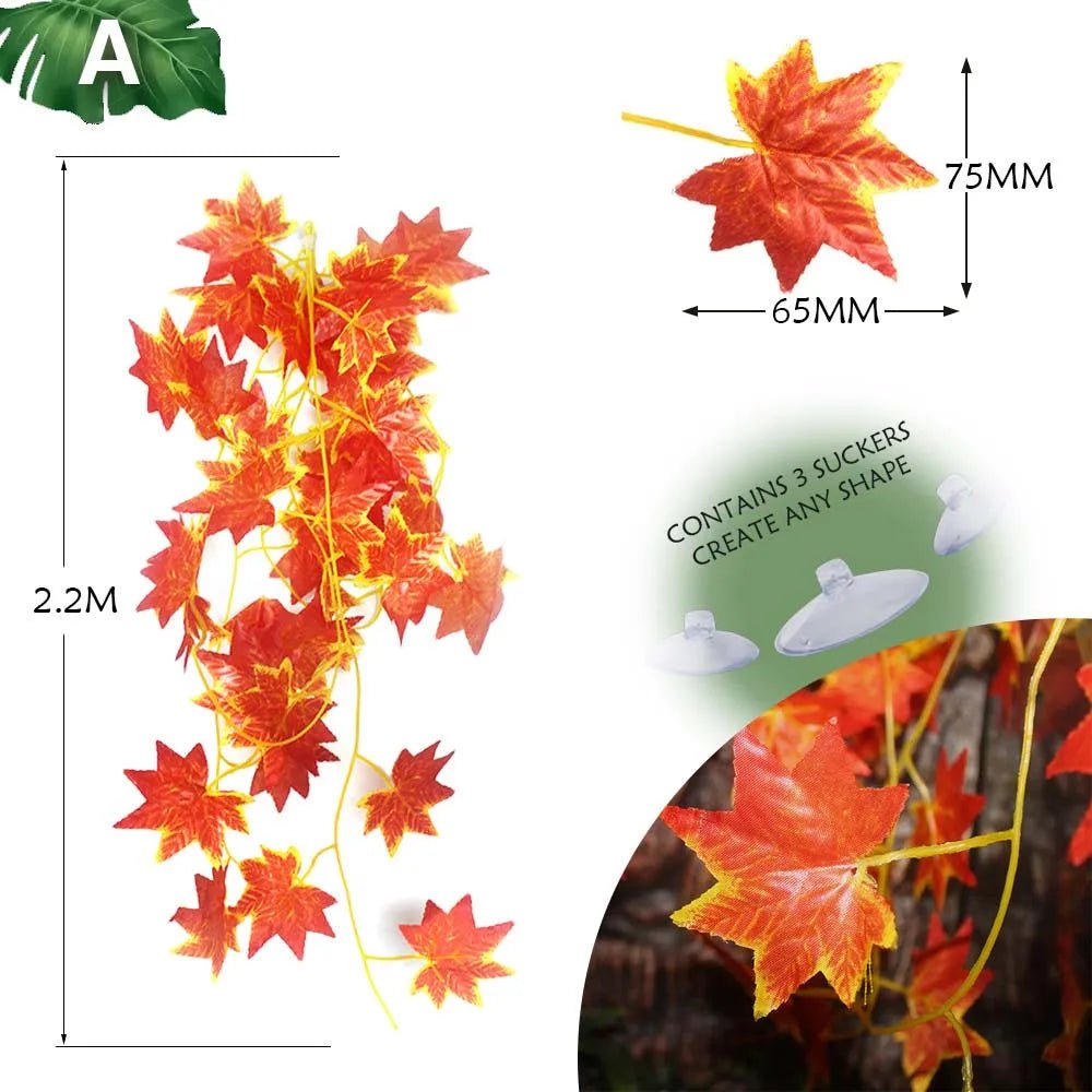 Wholesale Bulk Plant Decoration Reptile Plants With Suction Cup For Reptile Terrarium Amphibian Snake Lizard Climbing Pets Tank Habitat Decor - Furbury