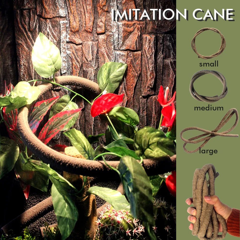 Wholesale Bulk Plant Decoration Reptile Plants With Suction Cup For Reptile Terrarium Amphibian Snake Lizard Climbing Pets Tank Habitat Decor - Furbury