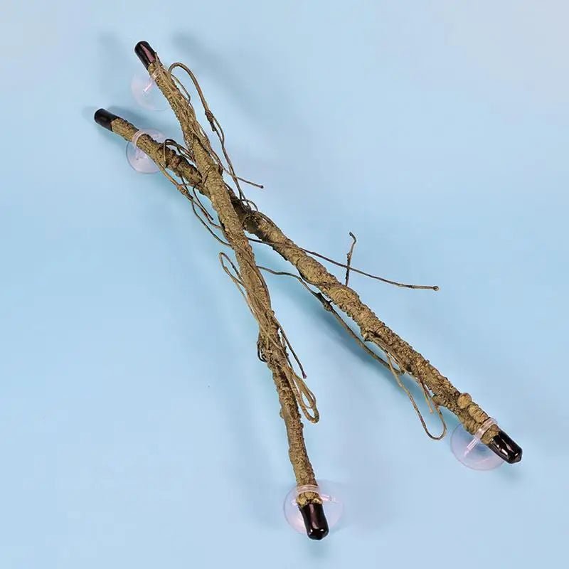 Wholesale Bulk Reptile Branch For Terrarium Suction Cup Terrarium Corner Branch Funny Snake Supplies Lizard Tank Ornament For Bearded Dragon - Furbury