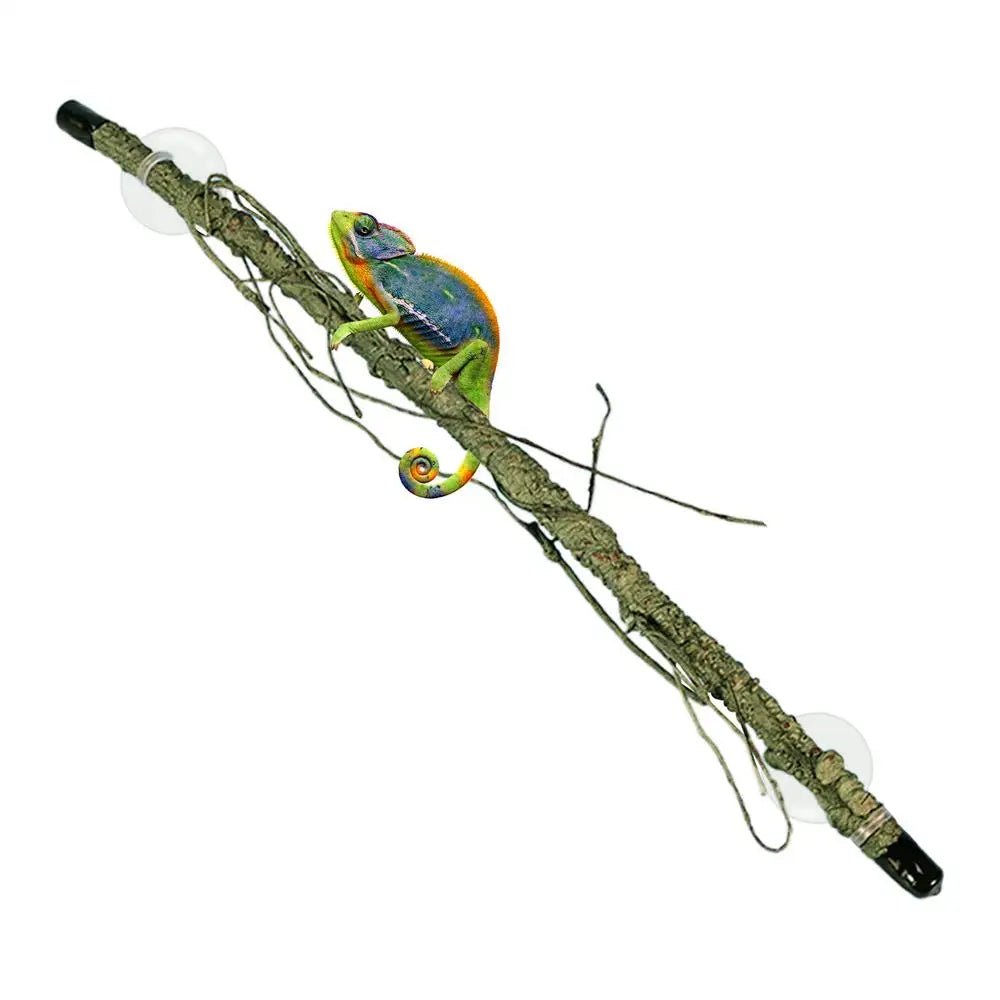 Wholesale Bulk Reptile Branch For Terrarium Suction Cup Terrarium Corner Branch Funny Snake Supplies Lizard Tank Ornament For Bearded Dragon - Furbury