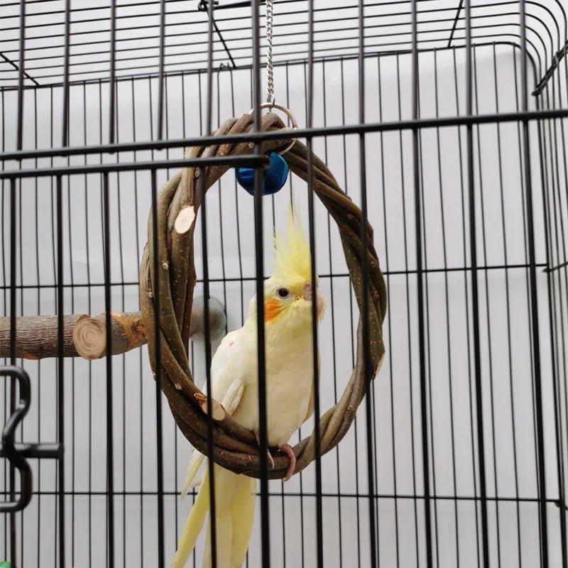 Wholesale Bulk Solid Wood Parrot Stand Training Bird Stand Parrot Toys Desktop Training Stand Pole Interactive Playground Small Pet supplies - Furbury