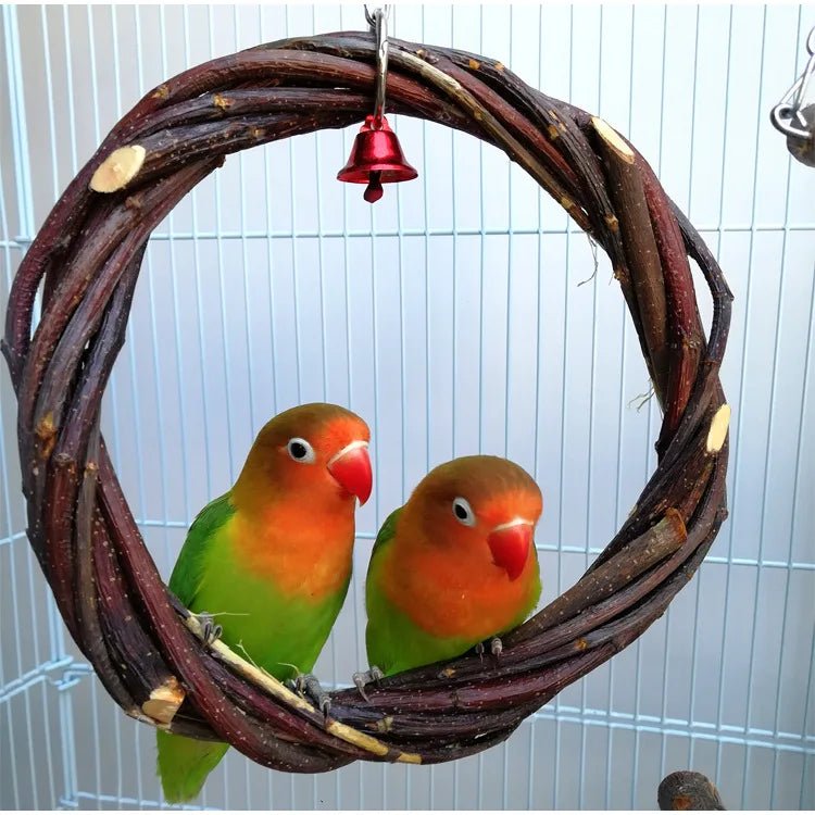 Wholesale Bulk Solid Wood Parrot Stand Training Bird Stand Parrot Toys Desktop Training Stand Pole Interactive Playground Small Pet supplies - Furbury