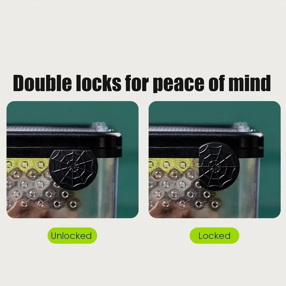 Wholesale Bulk Transparent Reptile Feeding Boxs Amphibian Insect Reptile Breeding Box Ventilated Hatching Container Reptile Terrarium Tanks - Furbury