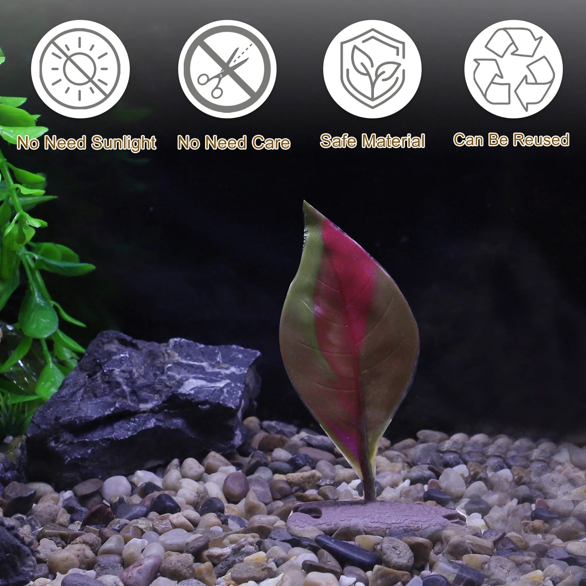 Wholesale Bulk UXCELL Artificial Betta Fish Bed Simulation Betta Leaf Bed Betta Hammock Pad with Suction Cup Aquarium Decor Fish Supplies - Furbury