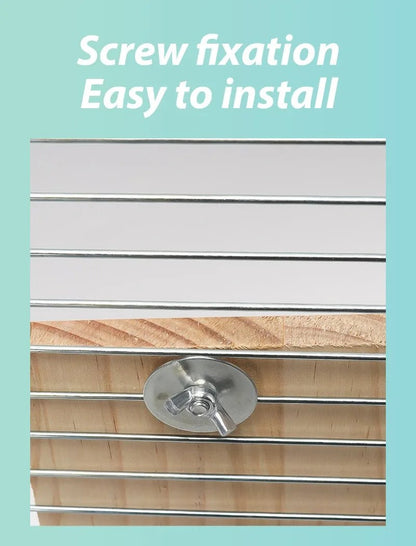 Wholesale Bulk Wooden Bird Perch Natural Wood Bird Perch Stand with Mirror Parrots Platform Cage Accessories Branch Perch Rod Stand - Furbury