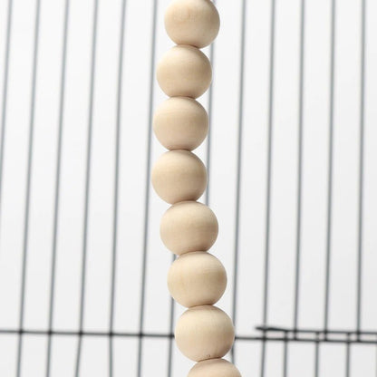 Wholesale Bulk Wooden Bird Swings Training Toy with Hanging Bell for Cockatiels Parakeets Cage Accessories Birdcage Parrot Perch Stand Play Gym - Furbury