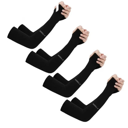 X - TIGER Cycling Arm Summer Ice Cloth Cycling Sleeves Sun Protection Unisex Breathable Running Volleyball Sleeves Outdoor - Checkouts UK