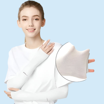 X - TIGER Cycling Arm Summer Ice Cloth Cycling Sleeves Sun Protection Unisex Breathable Running Volleyball Sleeves Outdoor - Checkouts UK